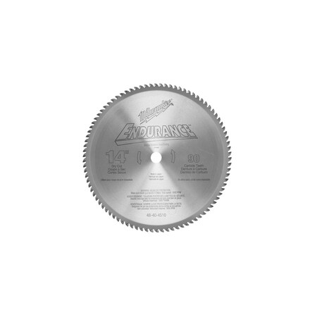 Milwaukee Tool 14 IN. 90 TOOTH DRY CUT, CARBIDE TIPPED CIRCULAR SAW, BLADE 48-40-4510